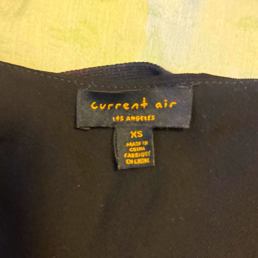 Current Air Black Button Down Vest - image 3